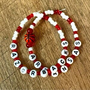 Arkansas Razorbacks Basketball Bracelets